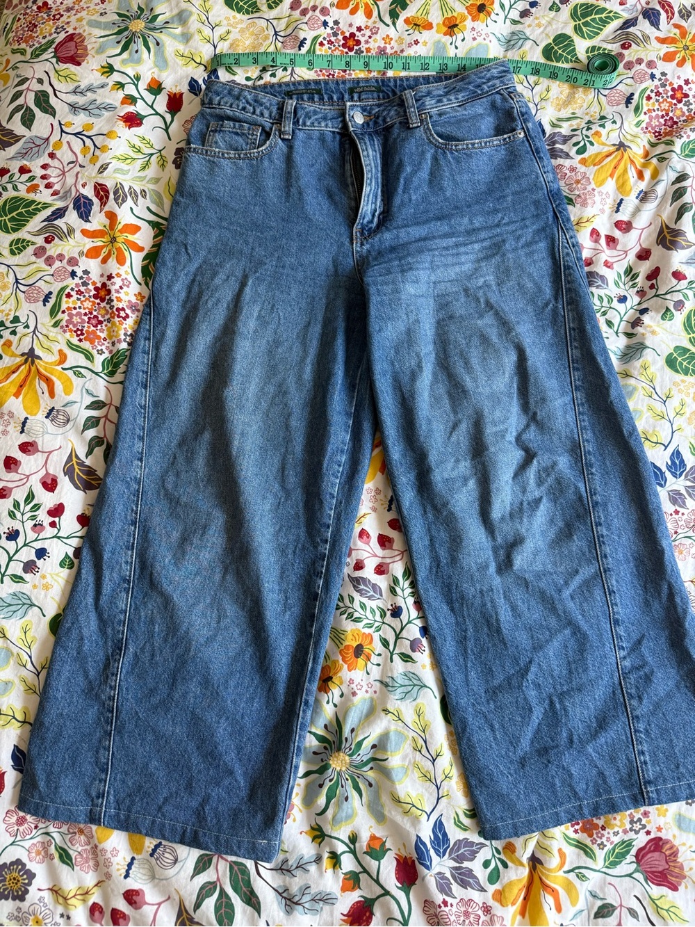 wild fable Wide-Leg High-Rise Jeans in Denim Blue